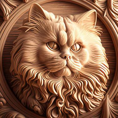 3D model Persian cat (STL)